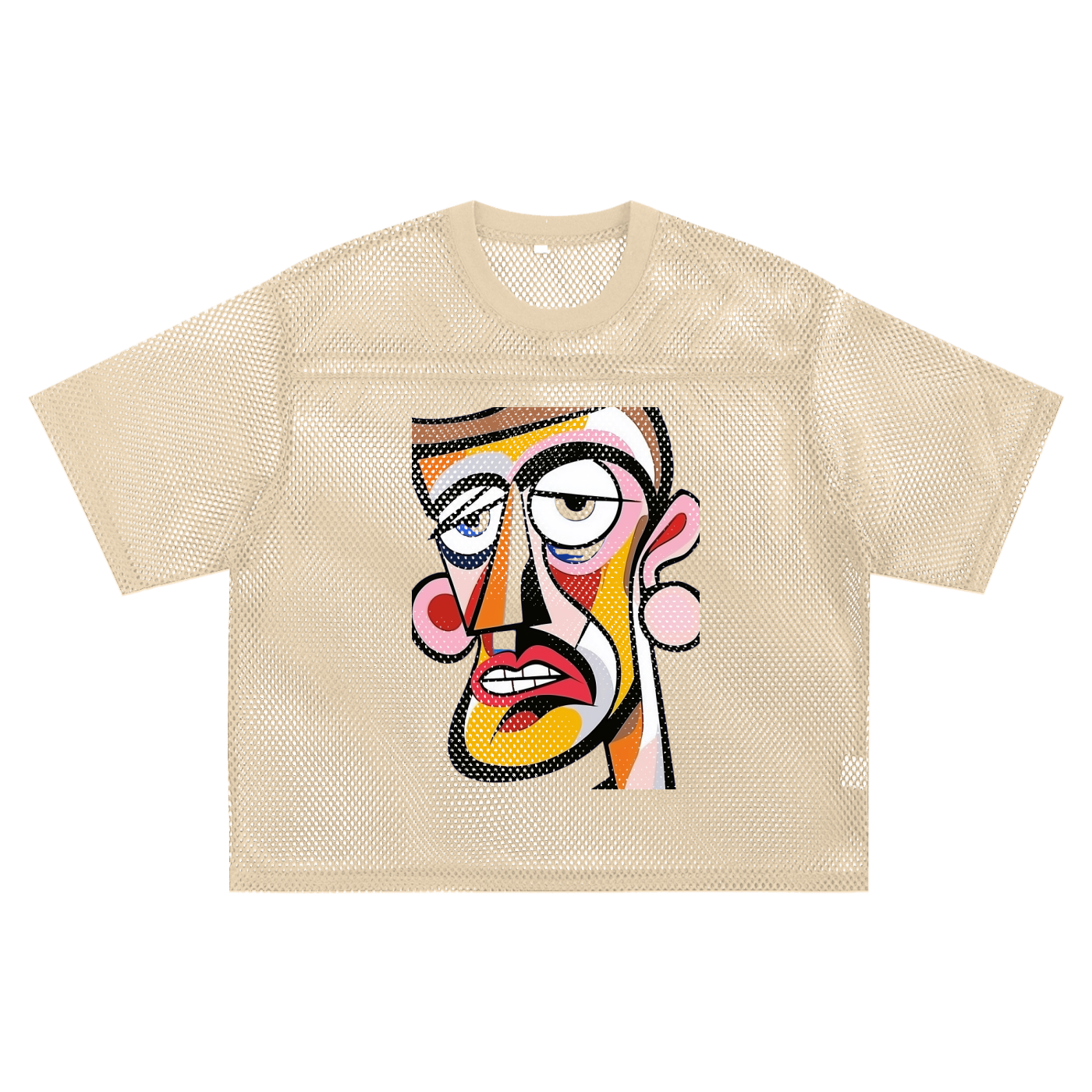 See-through Boxy Net T-Shirt