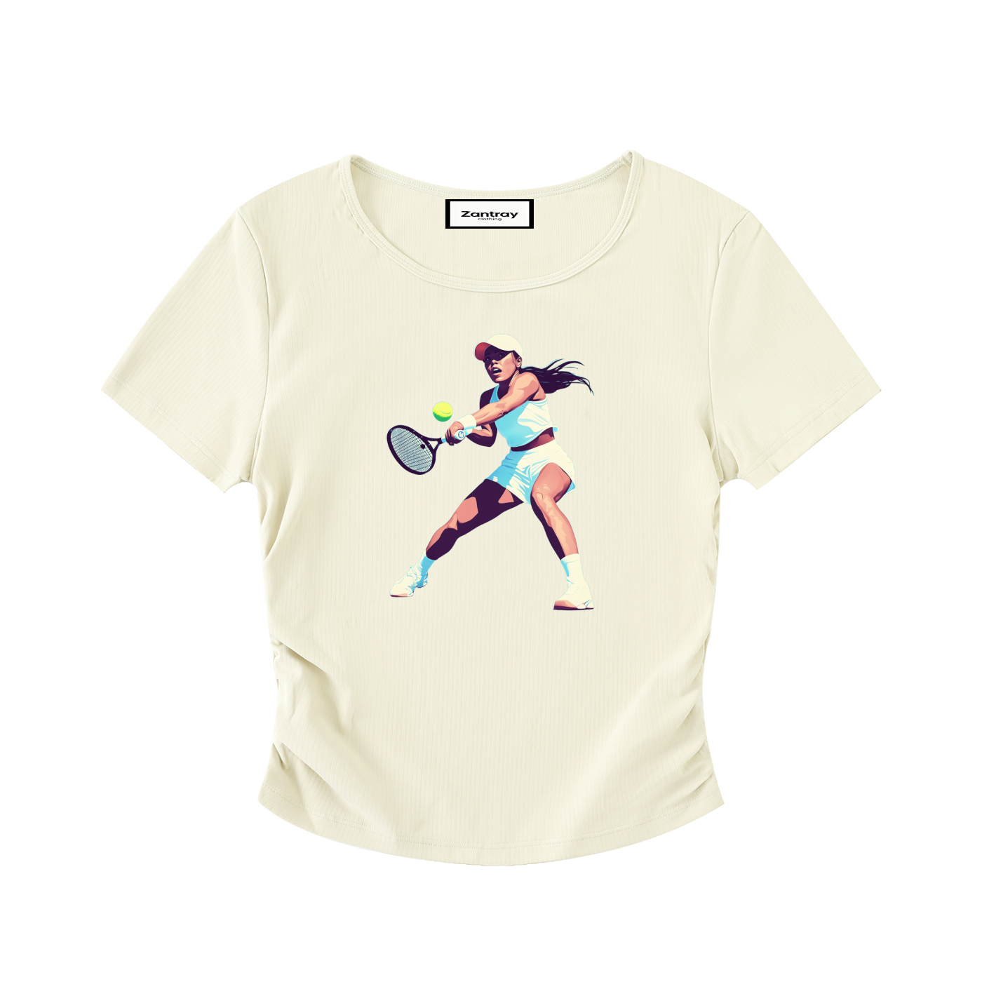 Ruched Bodycon Crop Top