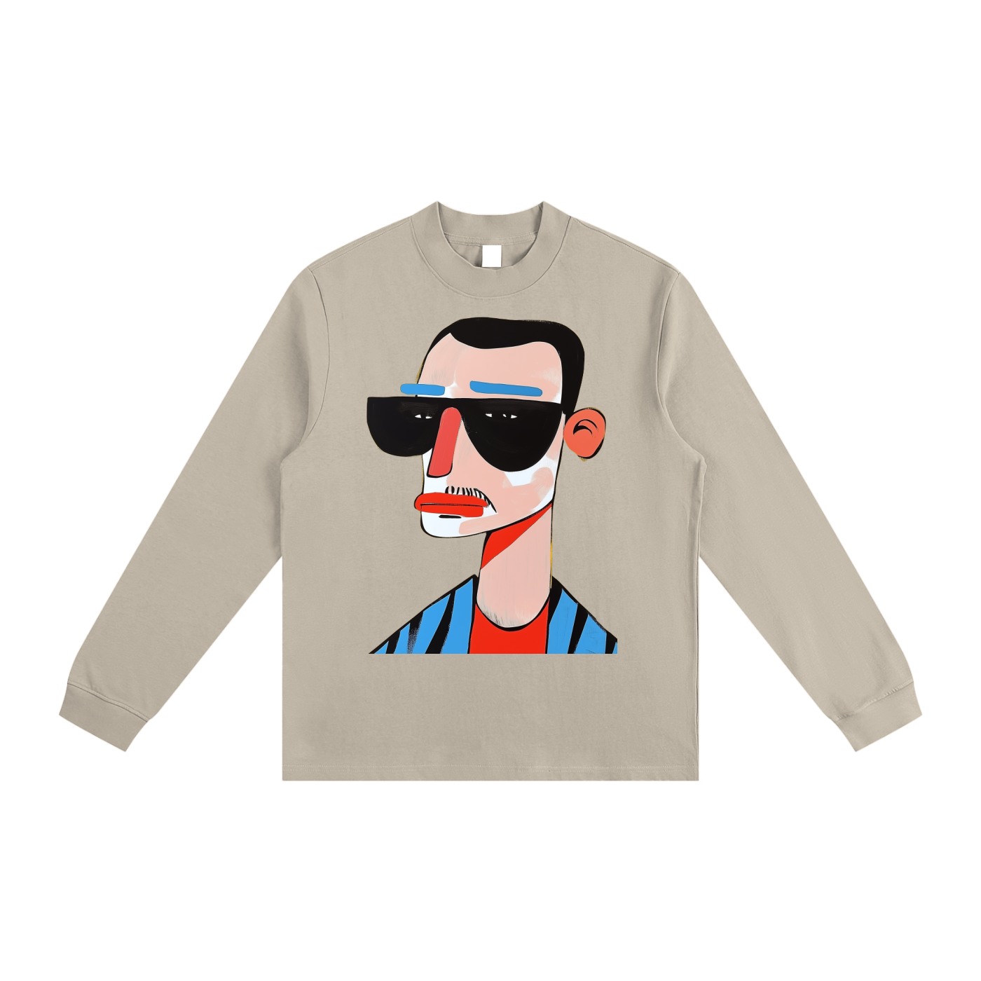 Essential Non-Shrink Mock Neck Sweatshirt