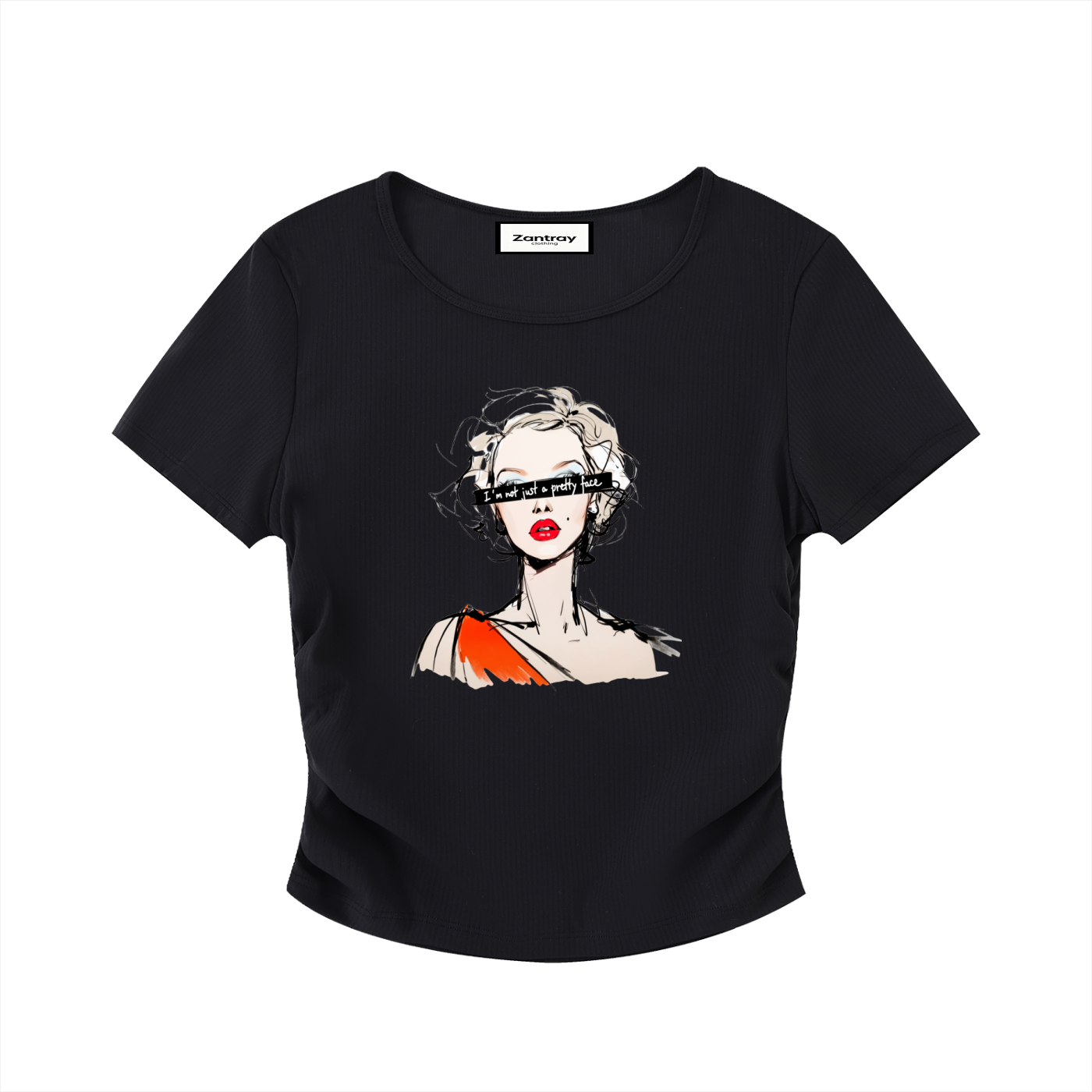 Ruched Bodycon Crop Top