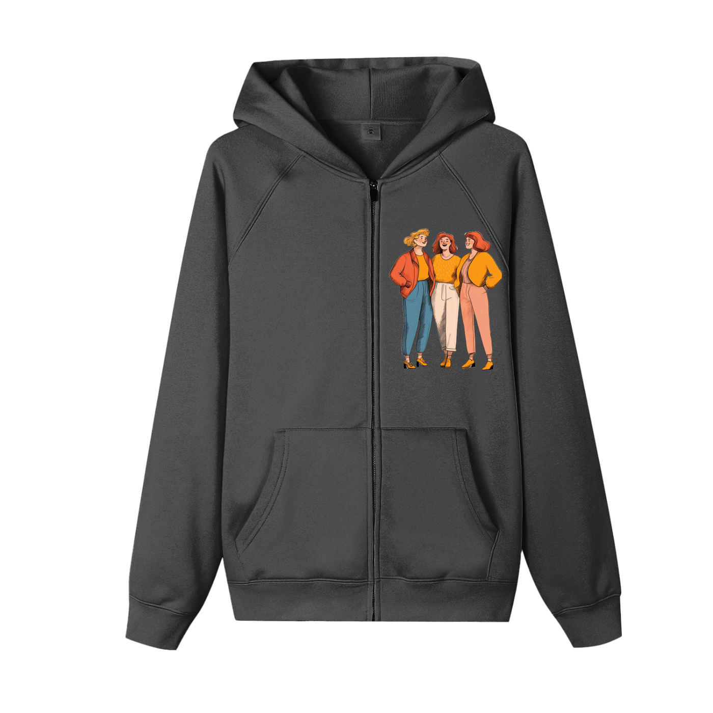 Essential Zip-up Fleece Hoodie