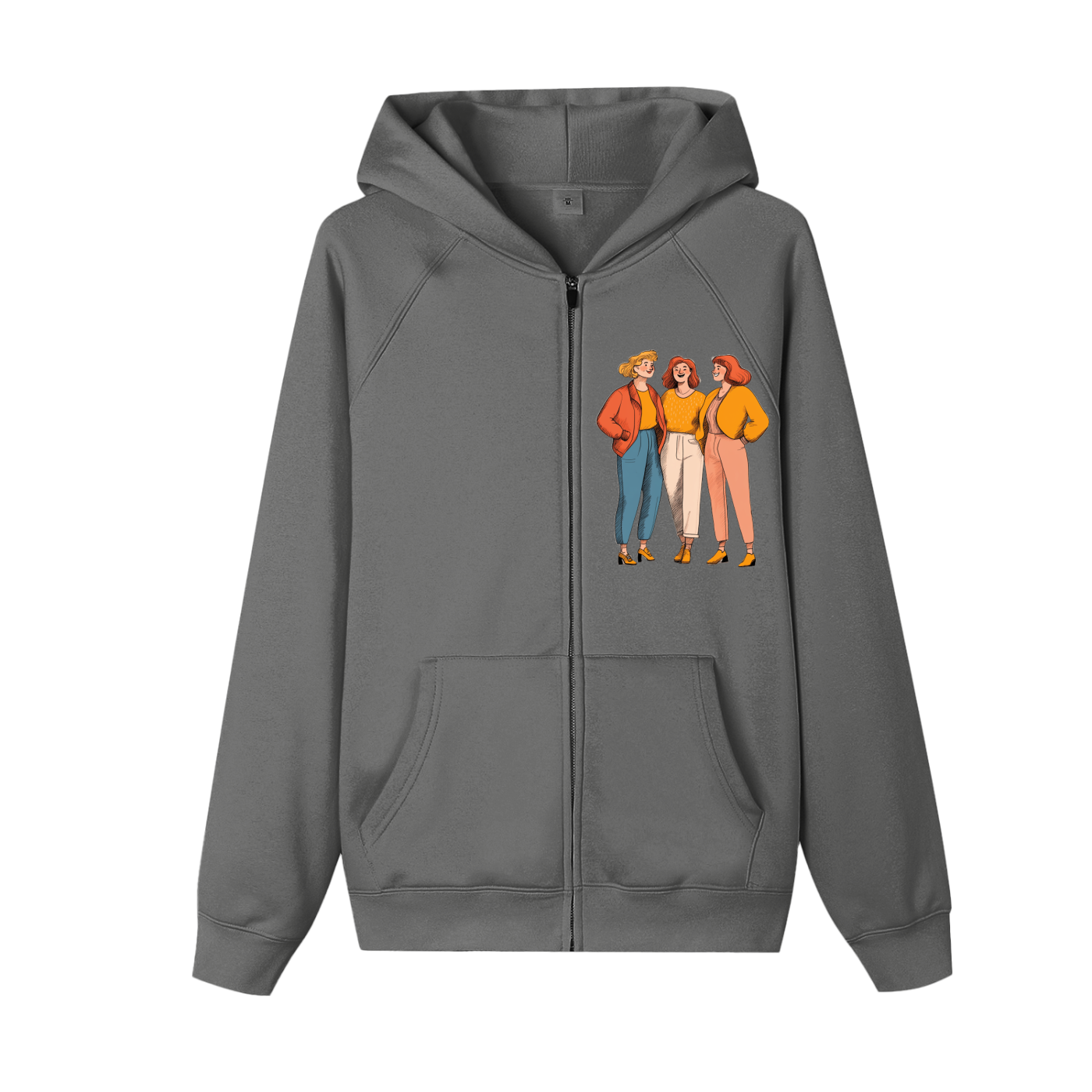 Essential Zip-up Fleece Hoodie