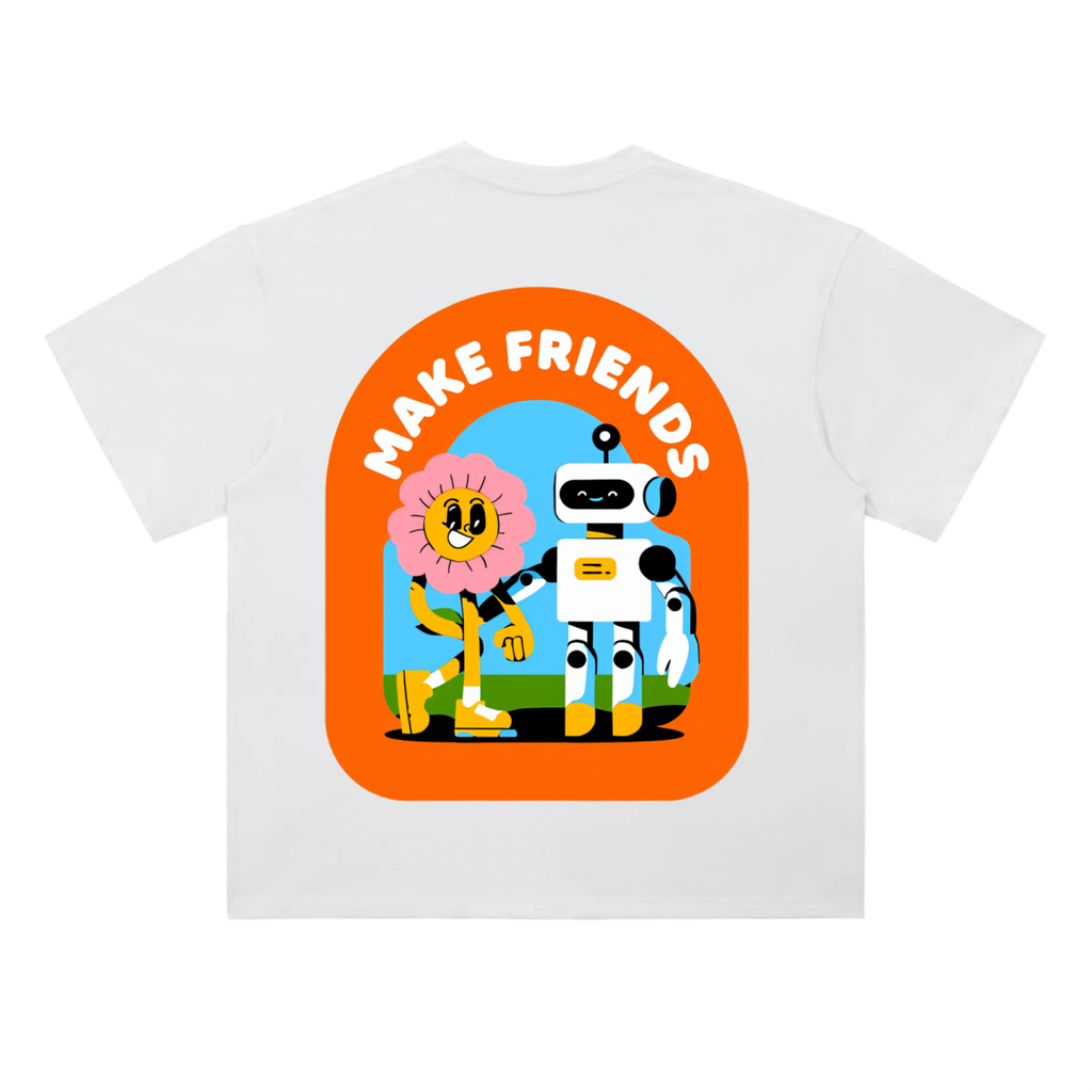 Heavyweight Drop Shoulder Cotton T-Shirt