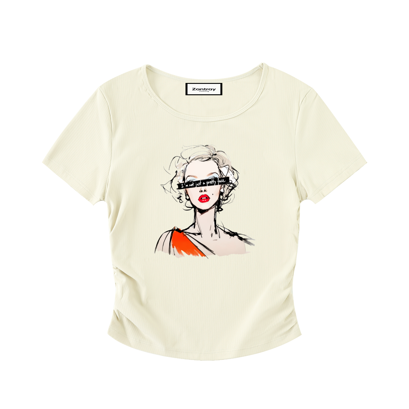 Ruched Bodycon Crop Top