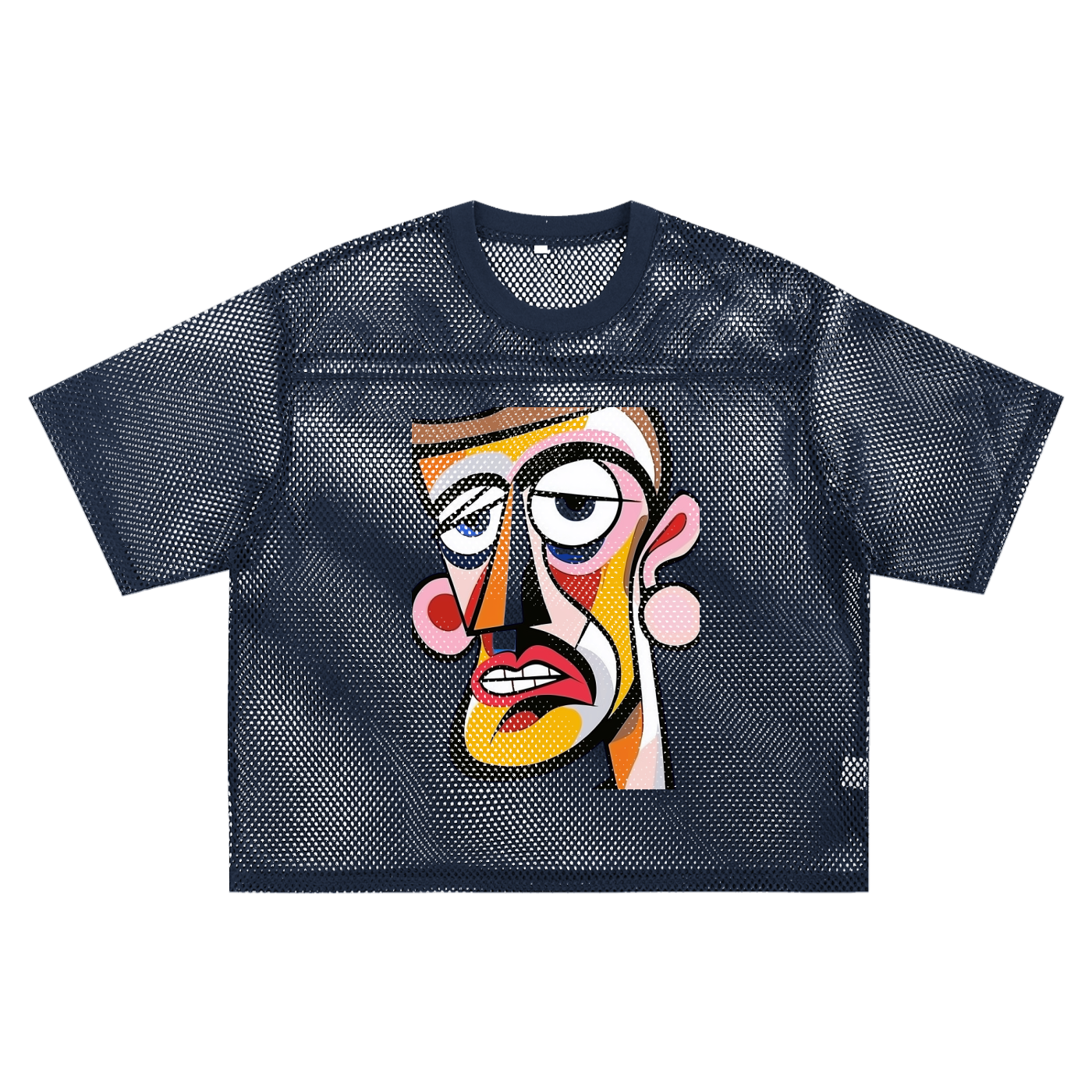 See-through Boxy Net T-Shirt