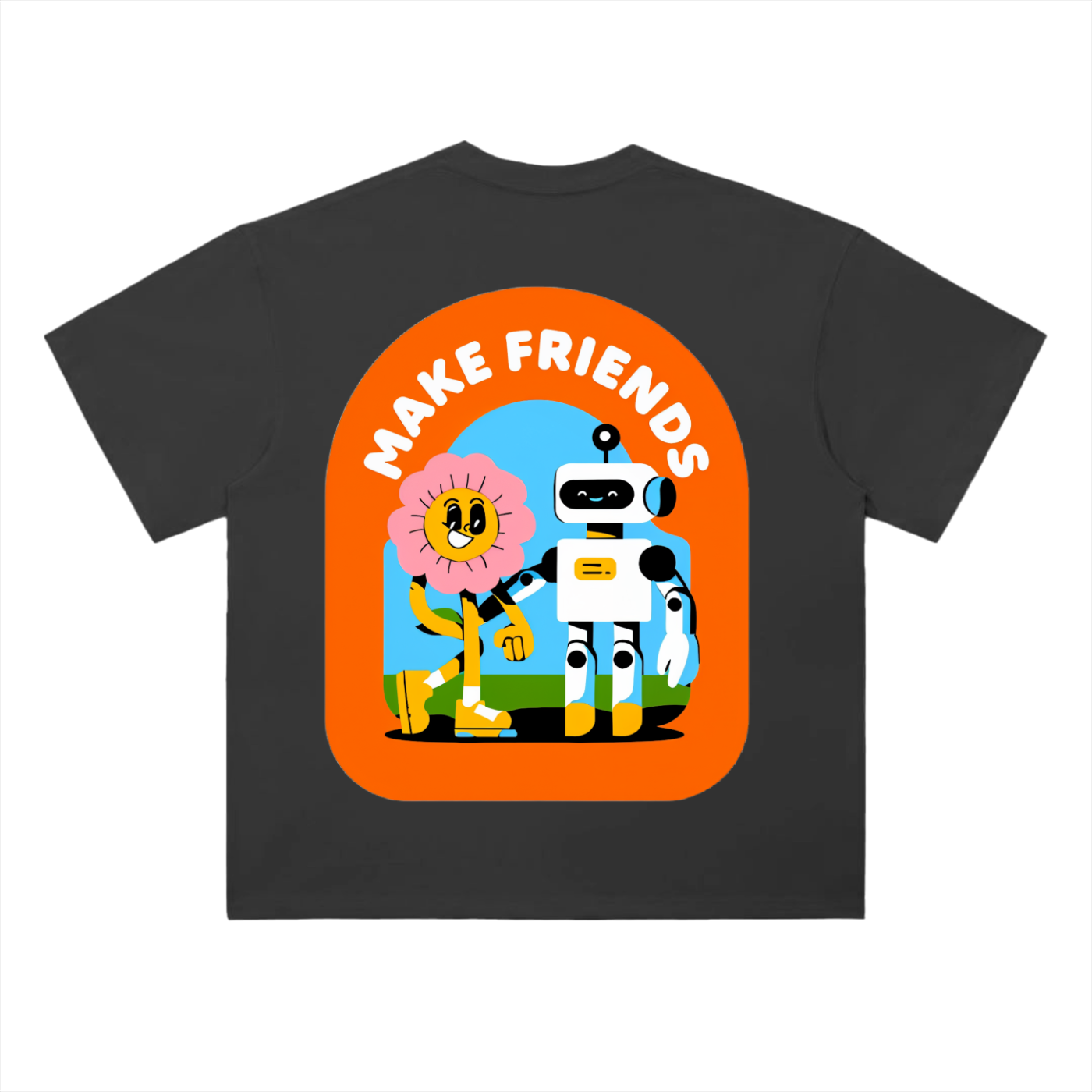 Heavyweight Drop Shoulder Cotton T-Shirt