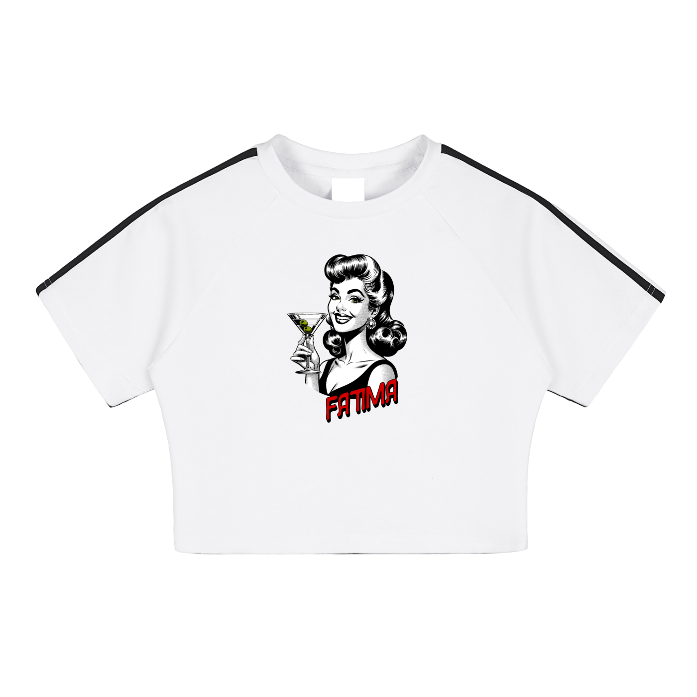 Taped Cooling Performance Crop Top