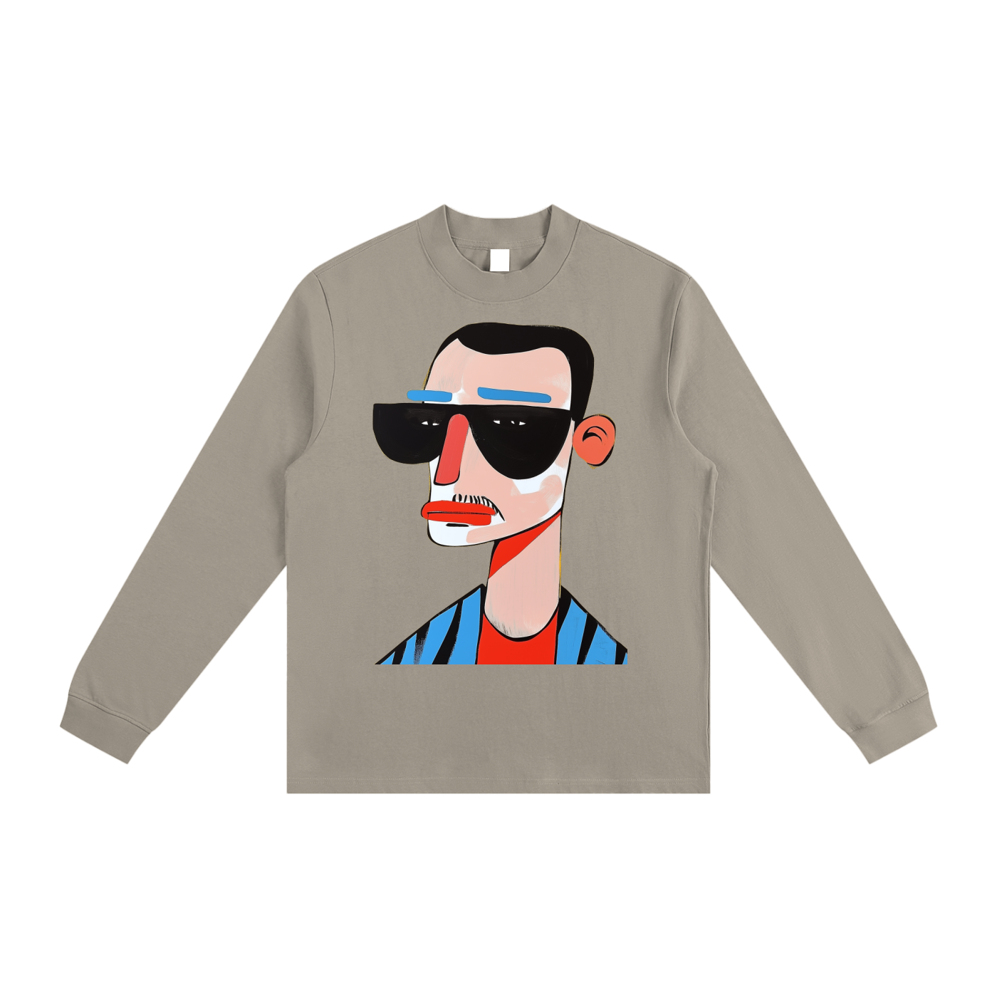 Essential Non-Shrink Mock Neck Sweatshirt