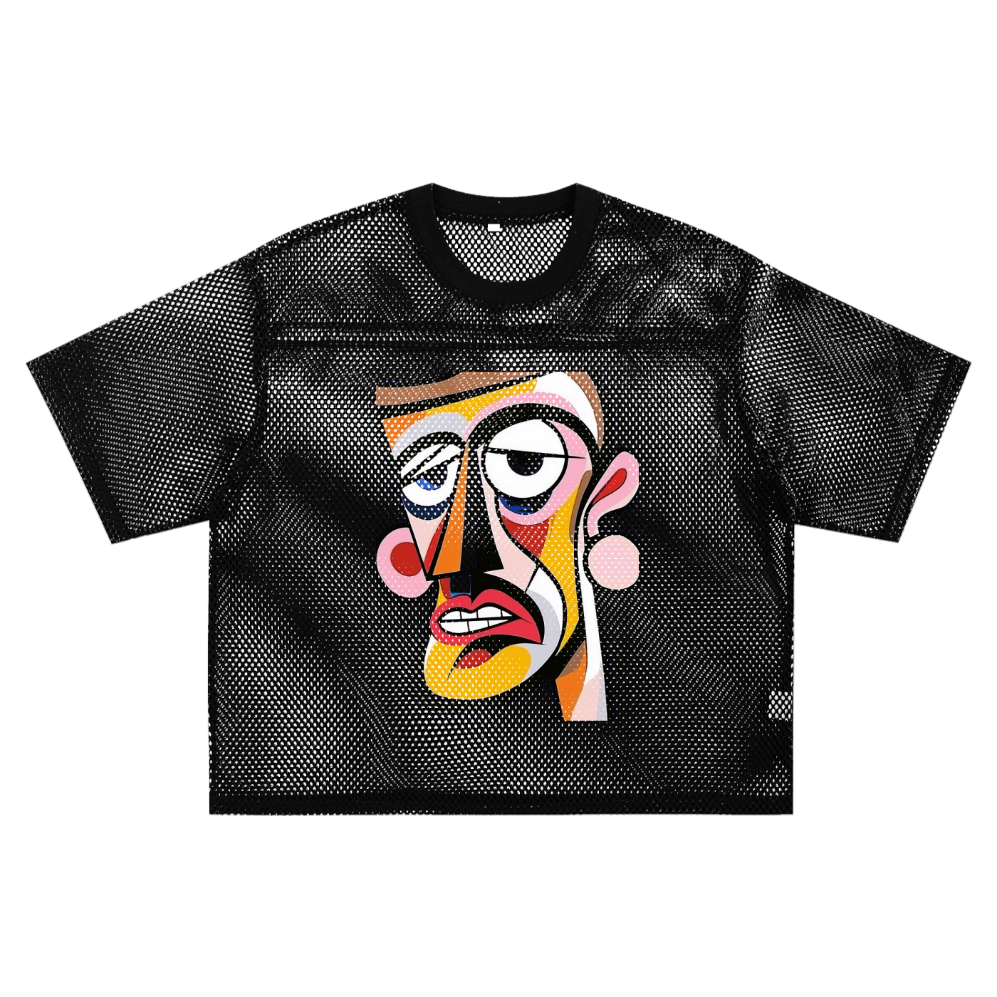 See-through Boxy Net T-Shirt