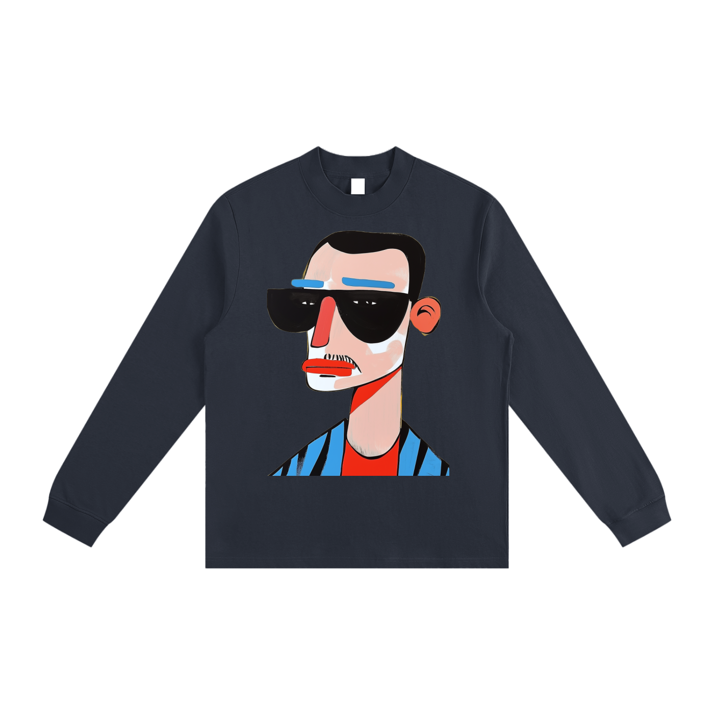 Essential Non-Shrink Mock Neck Sweatshirt