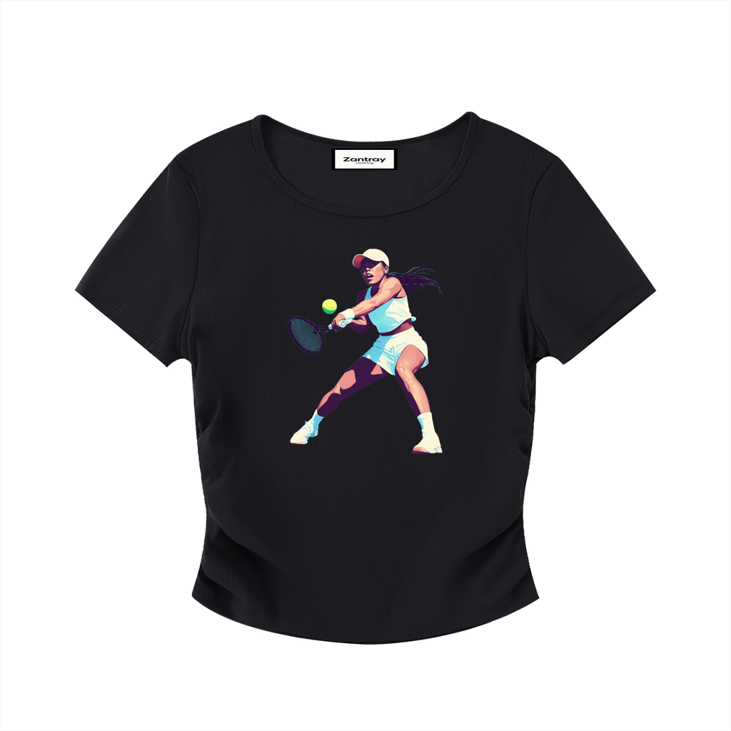 Ruched Bodycon Crop Top