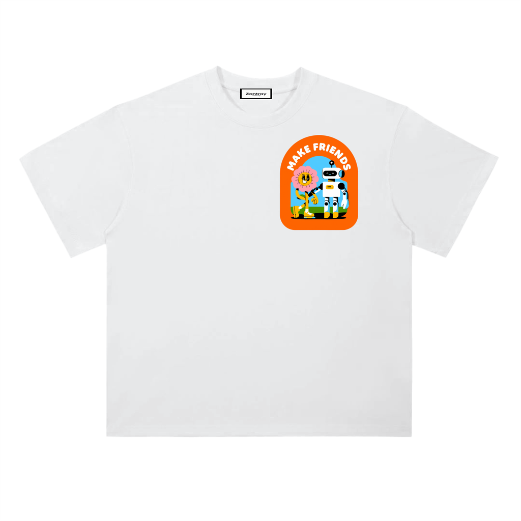 Heavyweight Drop Shoulder Cotton T-Shirt