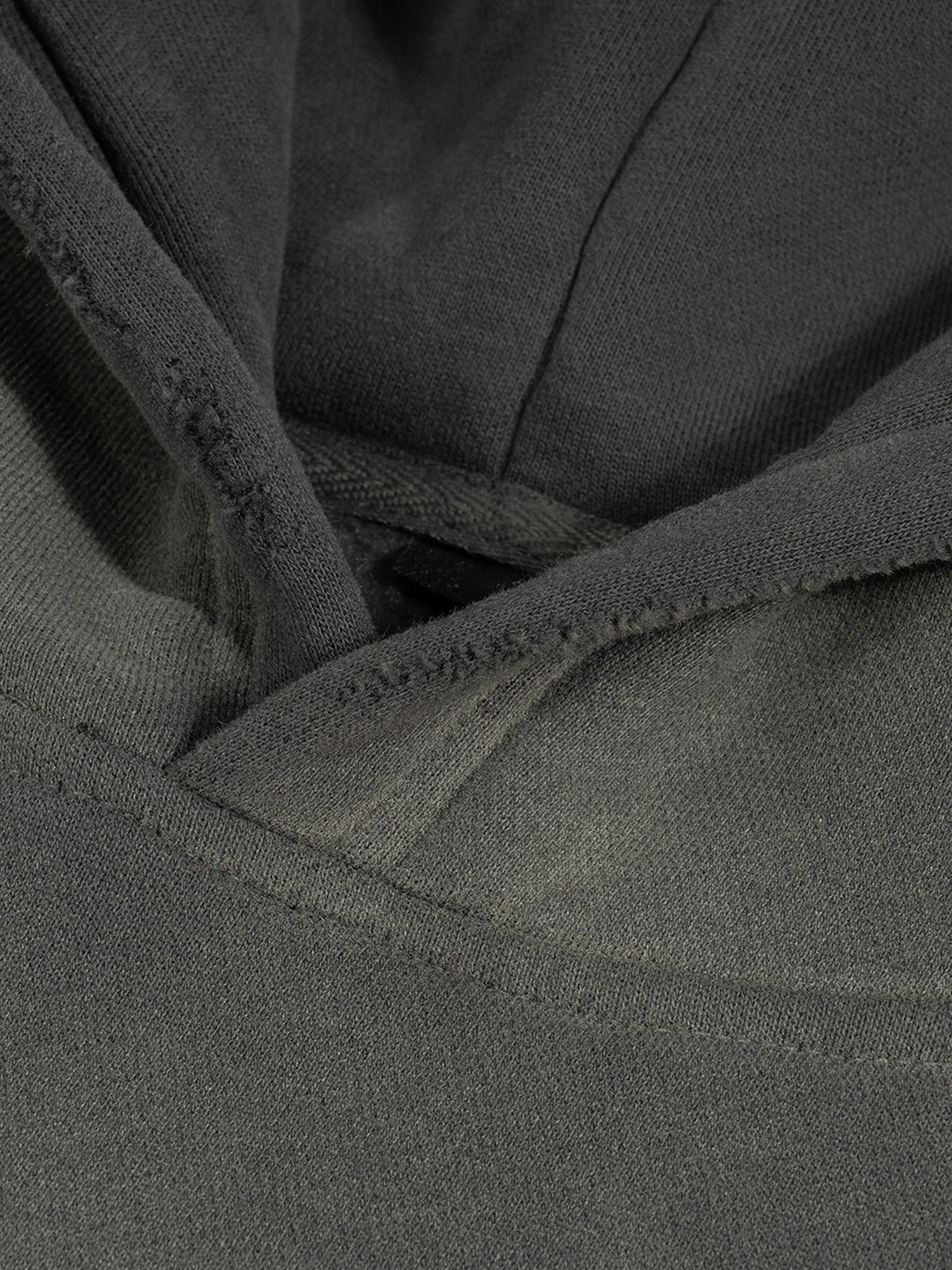 Frayed Sunfade Boxy Fleece Hoodie